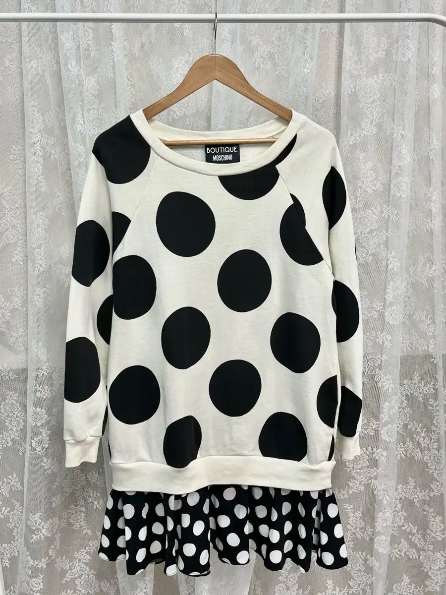 ブティック モスキーノ ポルカ ドット レイヤード ONE PIECE