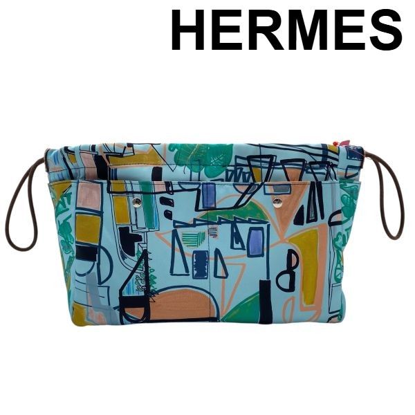 ○ エルメス HERMES フールビ25 Fourbi ポーチ バッグインバッグ C刻印