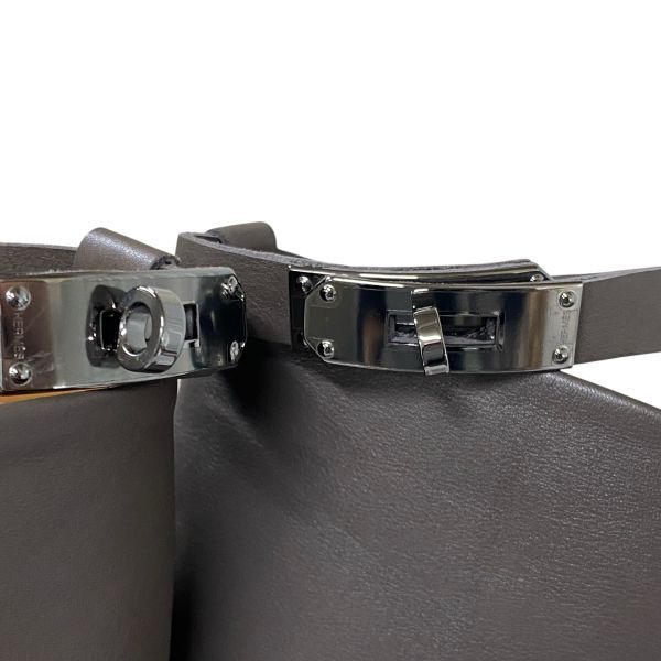  エルメス HERMES ジャンピング ロングブーツ 乗馬ブーツ ケリーバックル グレージュ レザー 36 1 2 23.5 cm レディース 5 E 222 ロングブーツ ブーツ