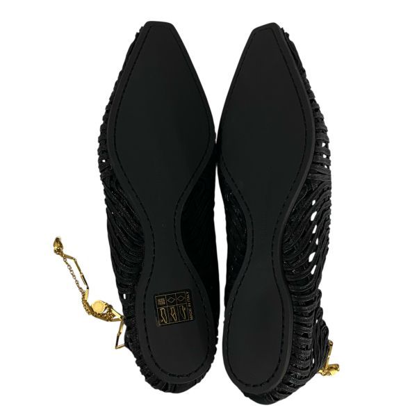 未使用 ステラマッカートニー STELLA McCARTNEY ウーブン フラット