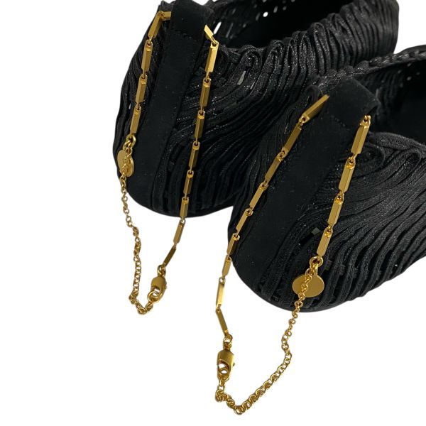 未使用 ステラマッカートニー STELLA McCARTNEY ウーブン フラット
