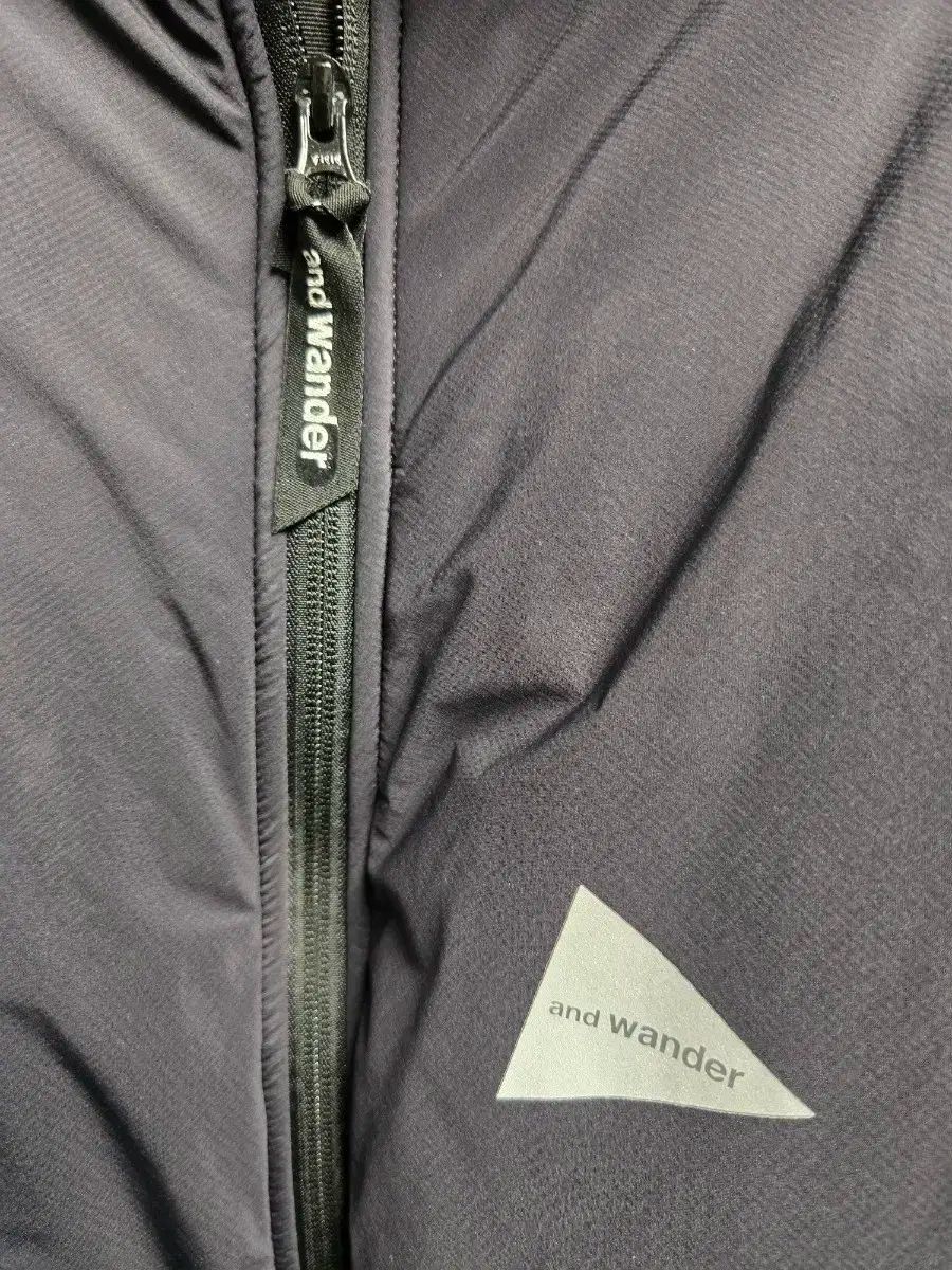 アンドワンダー トップス フリース ジャケット ブラック 5 KANDAIZUMI_COM