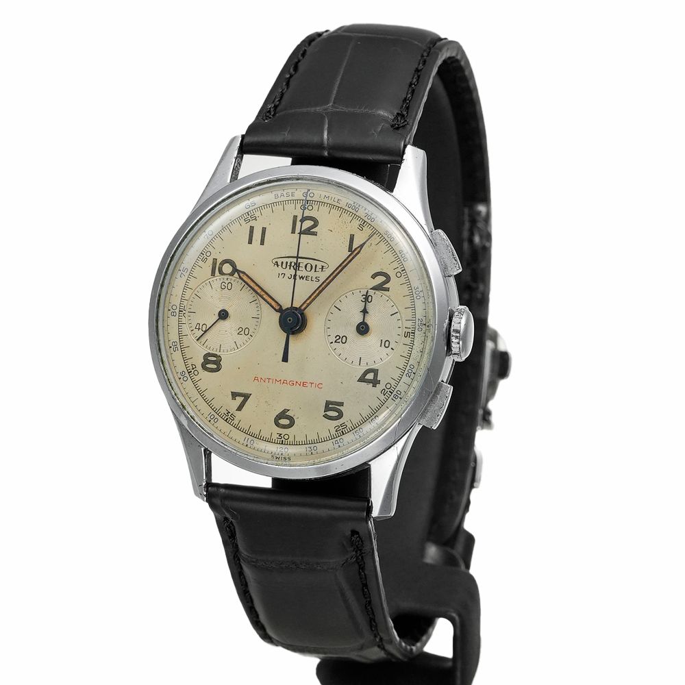 AUREOLE 2カウンター クロノグラフ 1950年代 Ref.**** アンティーク品  