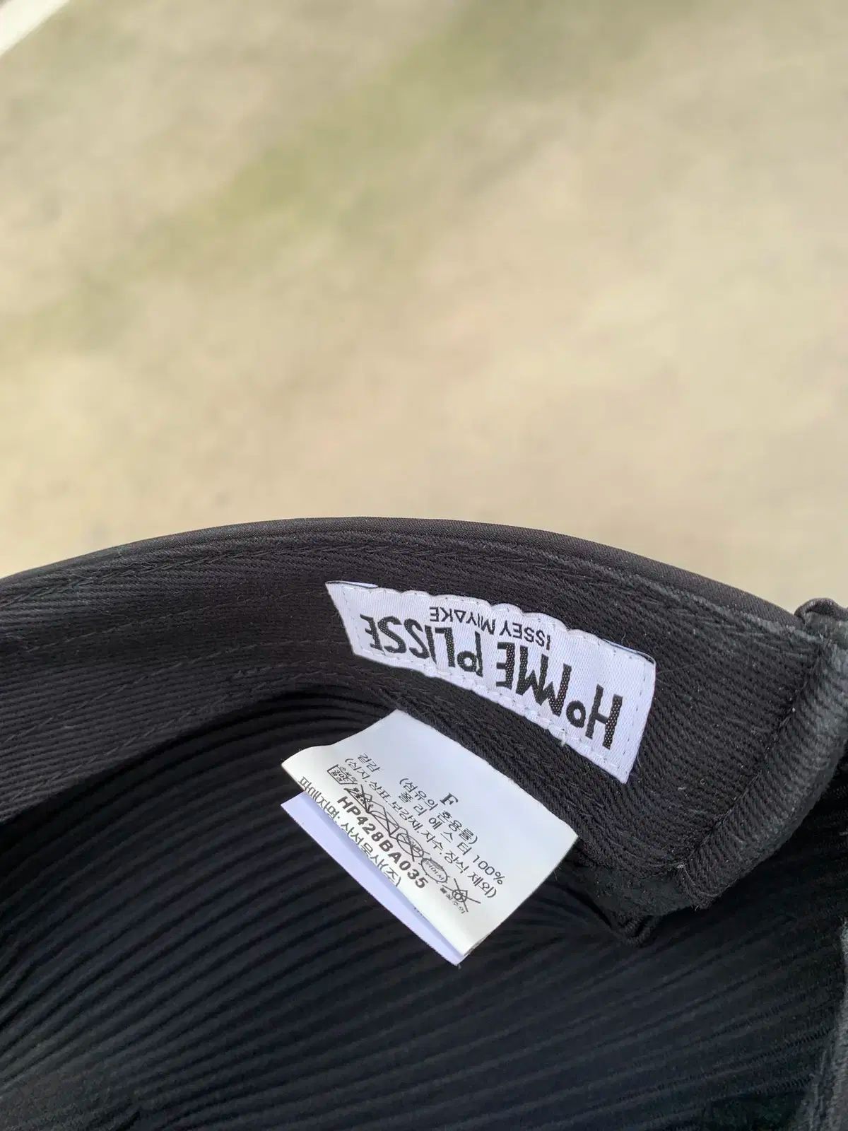 プリーツ キャップ