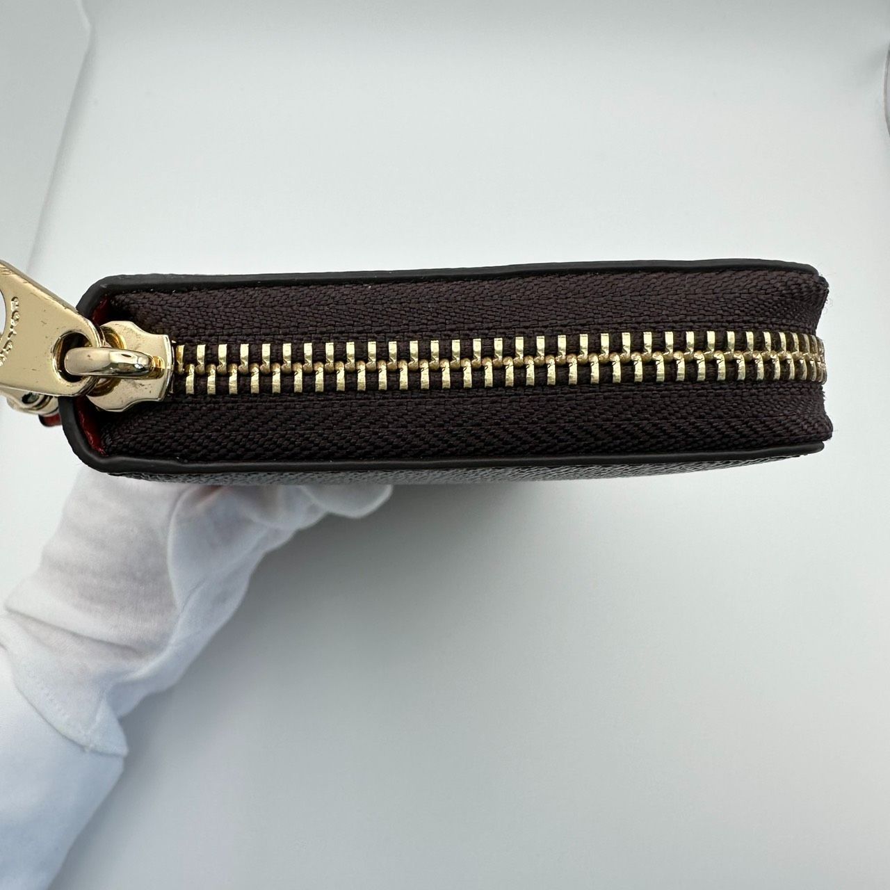 返品OK】 COACH コーチ シグネチャー ロングジップアラウンド 