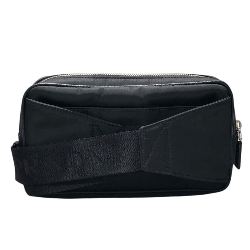 プラダ PRADA ナイロンショルダーバッグ 2VL977 ブラック ナイロン メンズ ボディバッグ