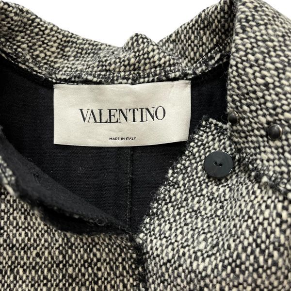 □ ヴァレンティノ VALENTINO ツイードコート アウター ロングコート