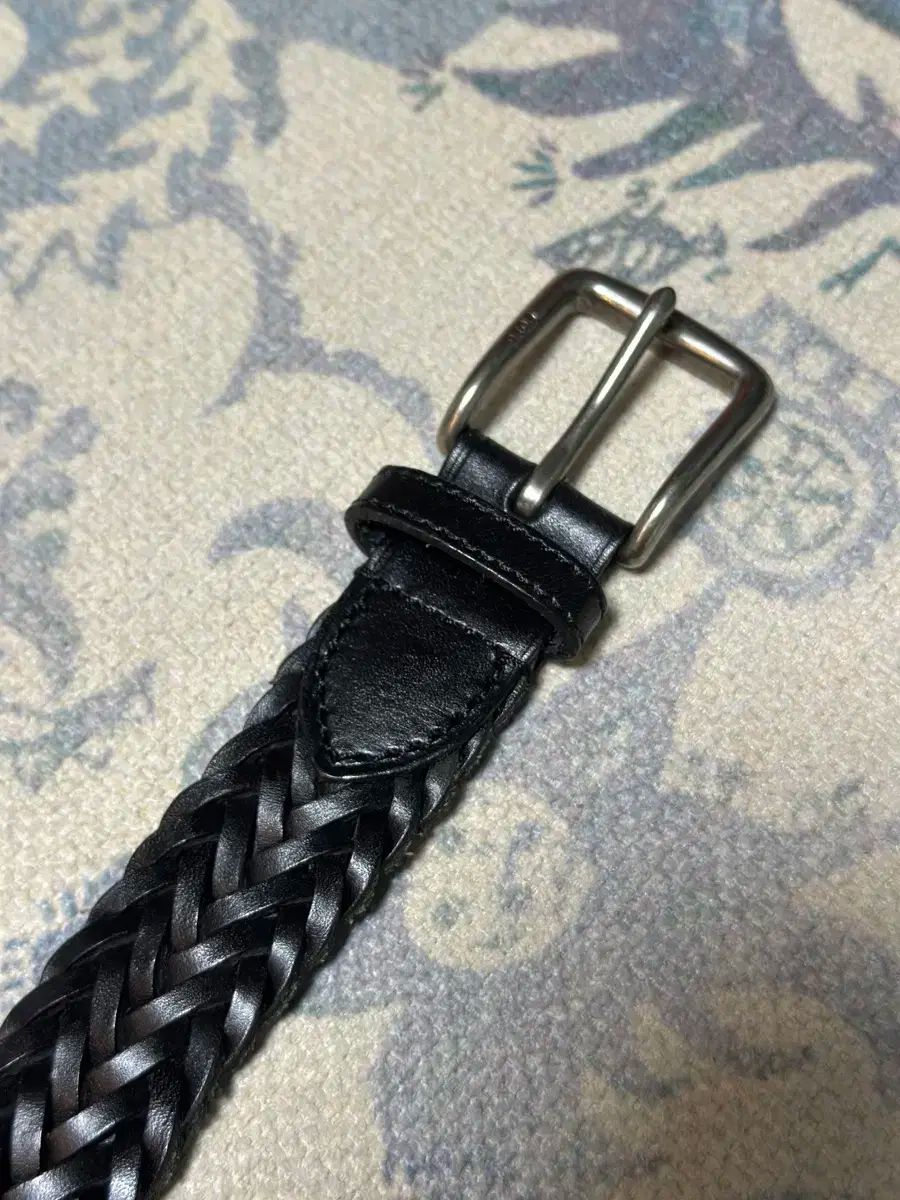 ポロ ラルフローレン ウィービング ベルト ブラック