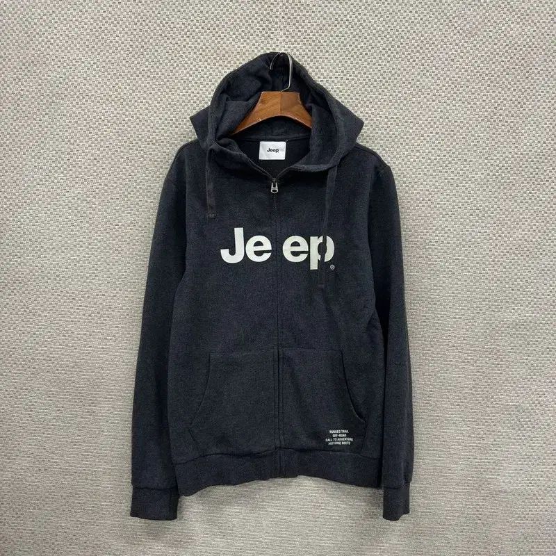 ジープ JEEP カジュアル プリンティング ビックロゴ フーディー ジップアップ 95 A00445