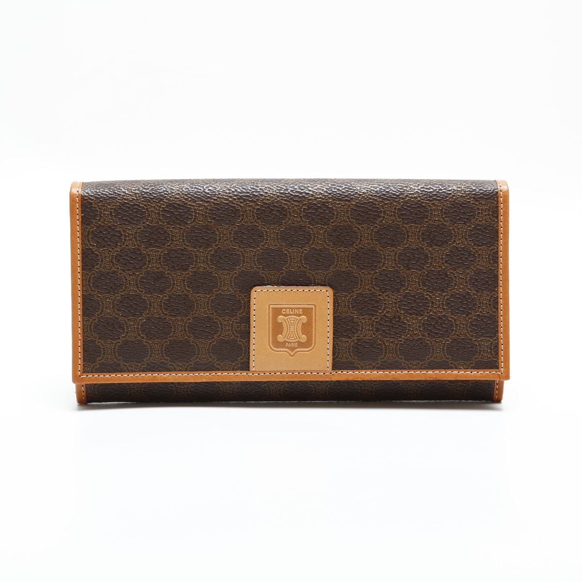 CELINE セリーヌ 長財布 マカダム PVC