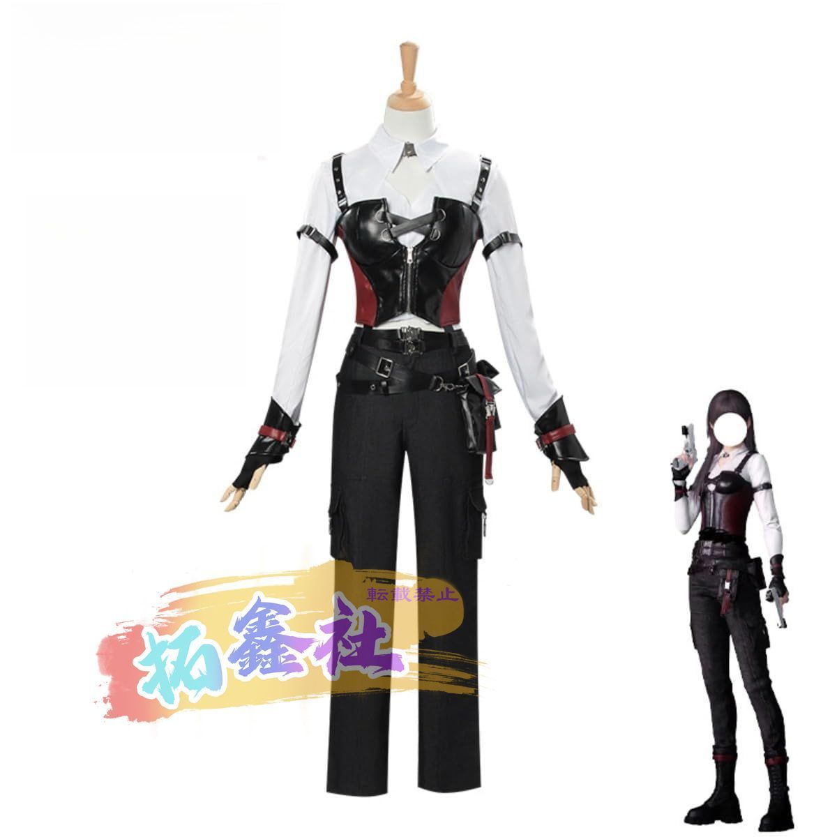 恋と深空 女主人公 深空ハンター コスプレ衣装 コスチューム服 仮装 イベント ハロウィン クリスマス 文化祭 変身 ステージ服