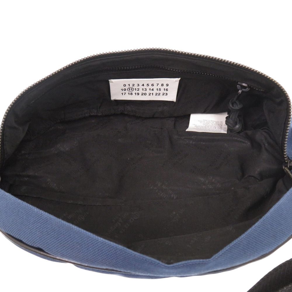 メゾン マルジェラ PR 253 ボディバッグ ナイロン ブルー 青 ウエストポーチ 1009 Maison Margiela