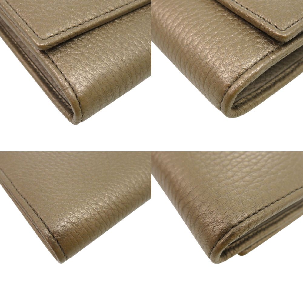 レザー シャンパンゴールド