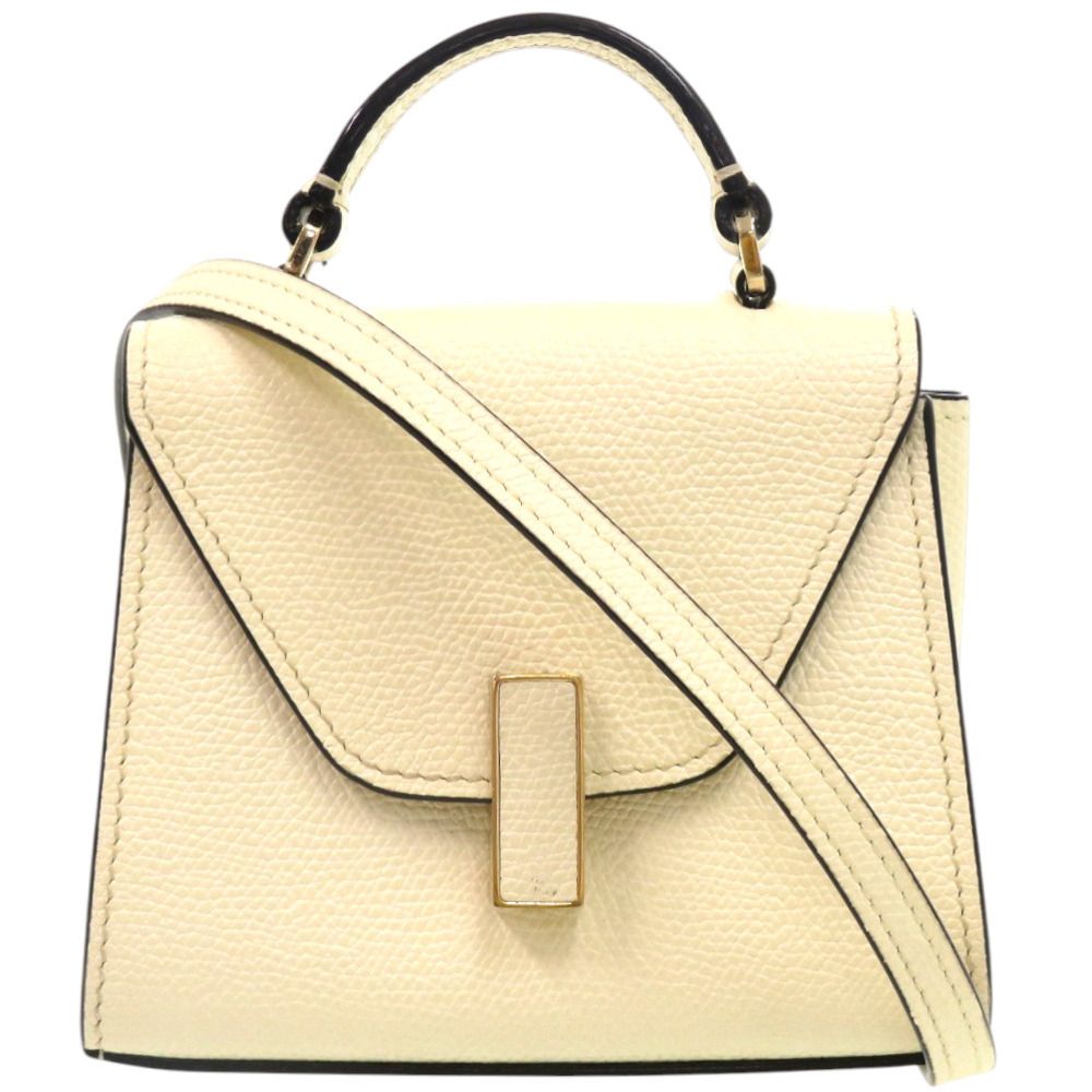 ヴァレクストラ 2WAY イジィデ ベルト 525044 レザー ホワイト 白 ショルダーバッグ 0858 Valextra