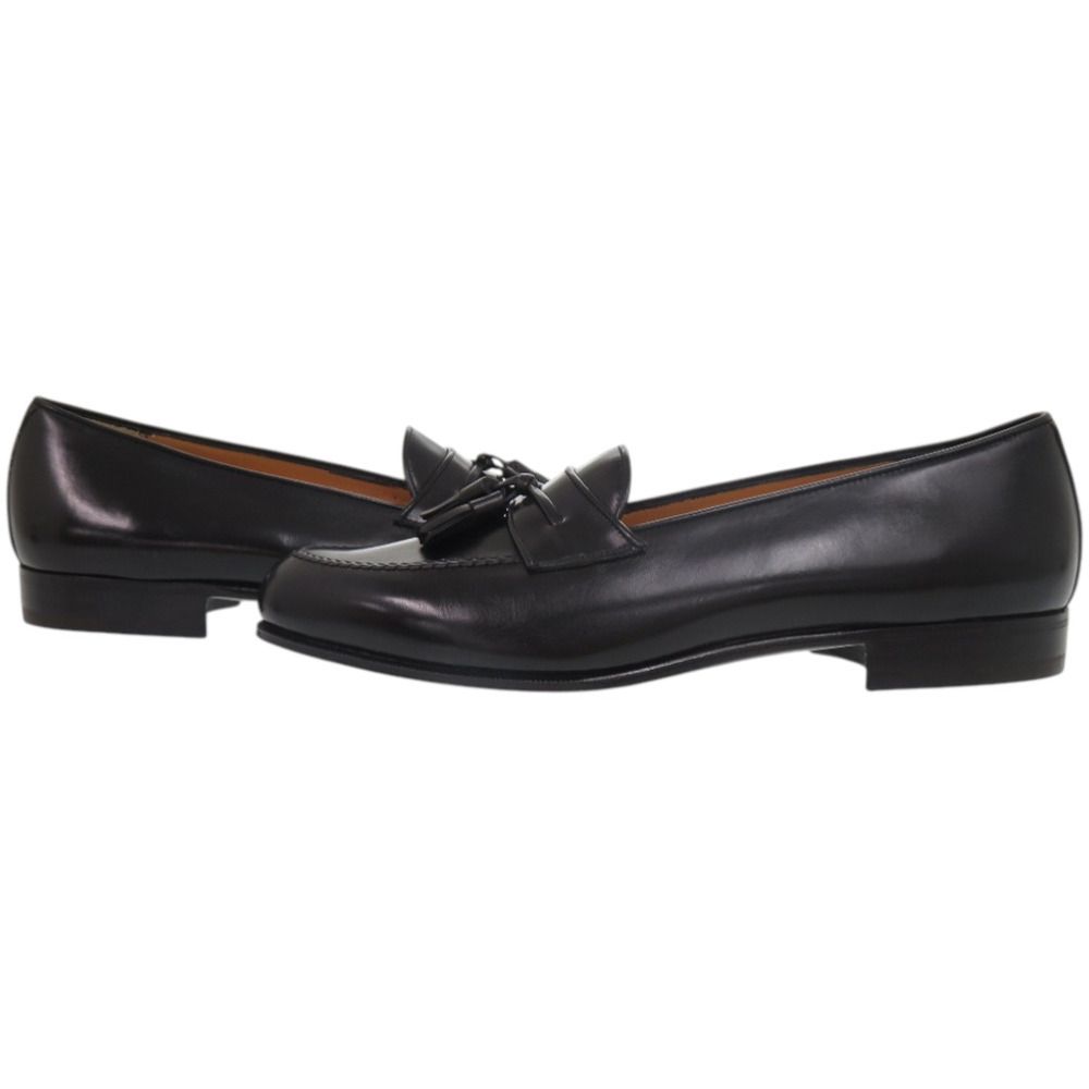  サルヴァトーレフェラガモ EE 幅広 2 E タッセルローファー 25.5 cm 4863614 レザー ブラック 黒 靴 0865 Salvatore Ferragamo その他 靴