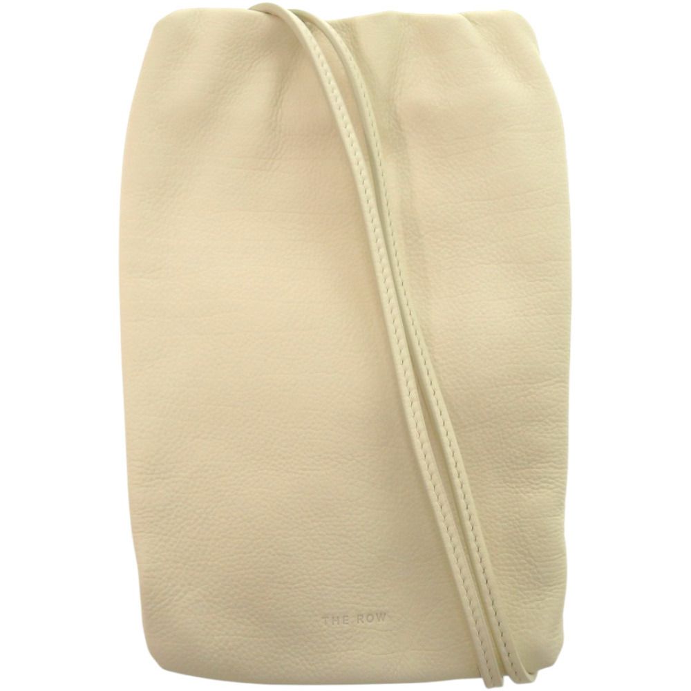 ザ ロウ バース フォン ケース レザー アイボリー 白 ショルダーバッグ 1398 THE ROW