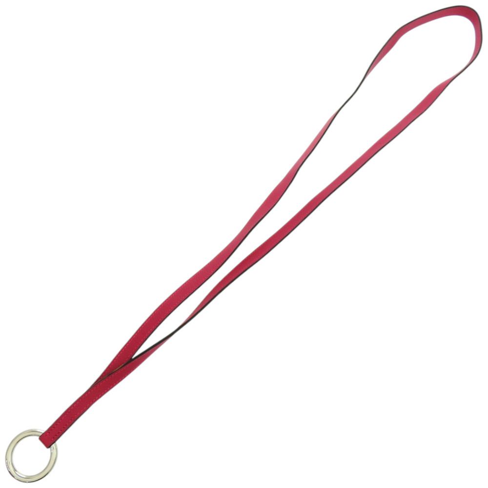 エルメス ネックストラップ レザー フランボワーズ Y刻印 ストラップ 1185 HERMES