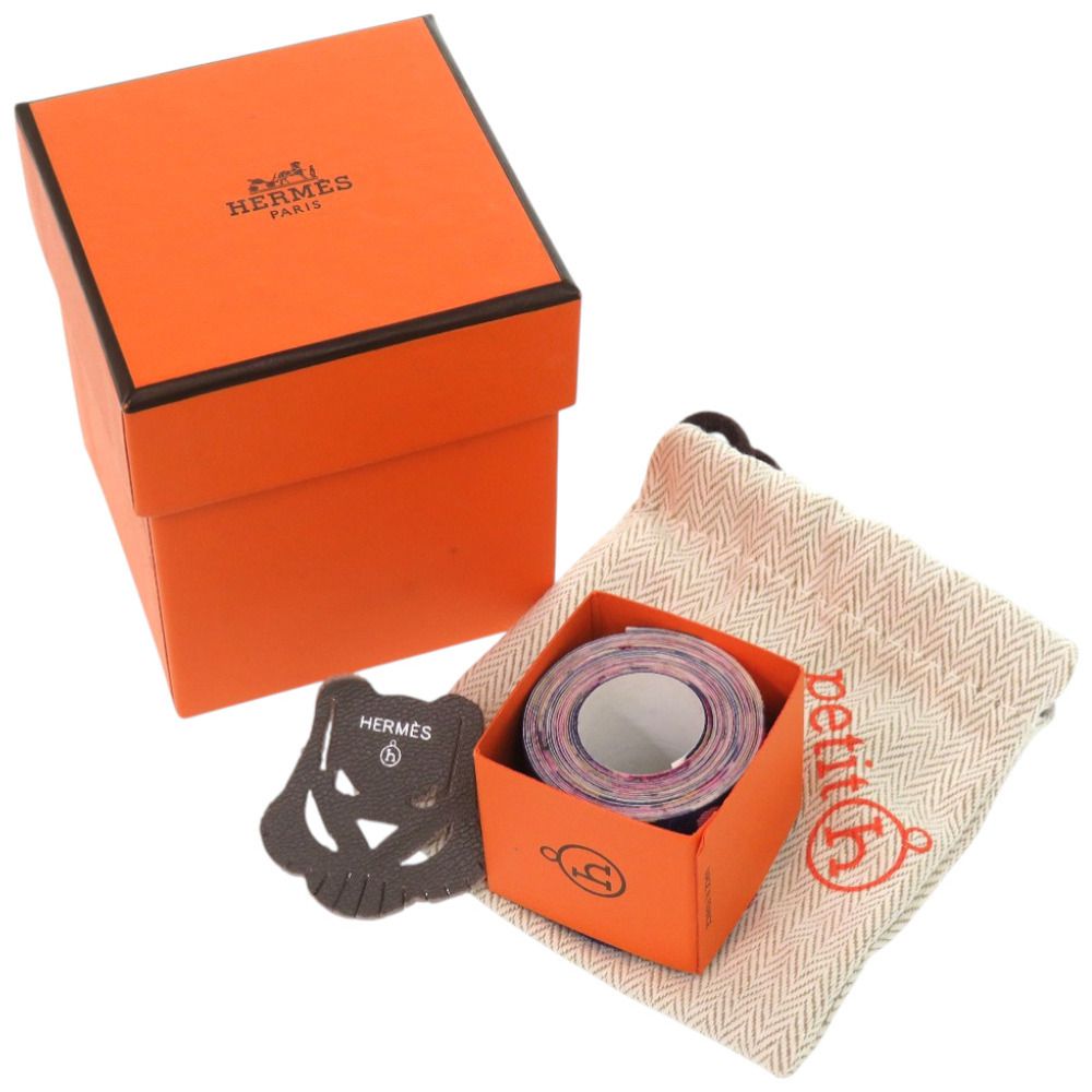 エルメス マスキングテープ 布テープ プティアッシュ ファブリック ブルー 文具 0092 HERMES