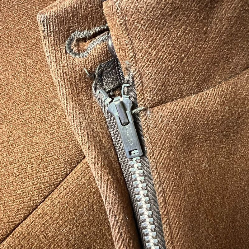  40 s 本革 レザー 切替 ウール ウィップコード ジョッパーズ パンツ 29 40年代 ビンテージ コの字 TALON タロン ジョガー 乗馬 ジョガーパンツ スウェットパンツ パンツ