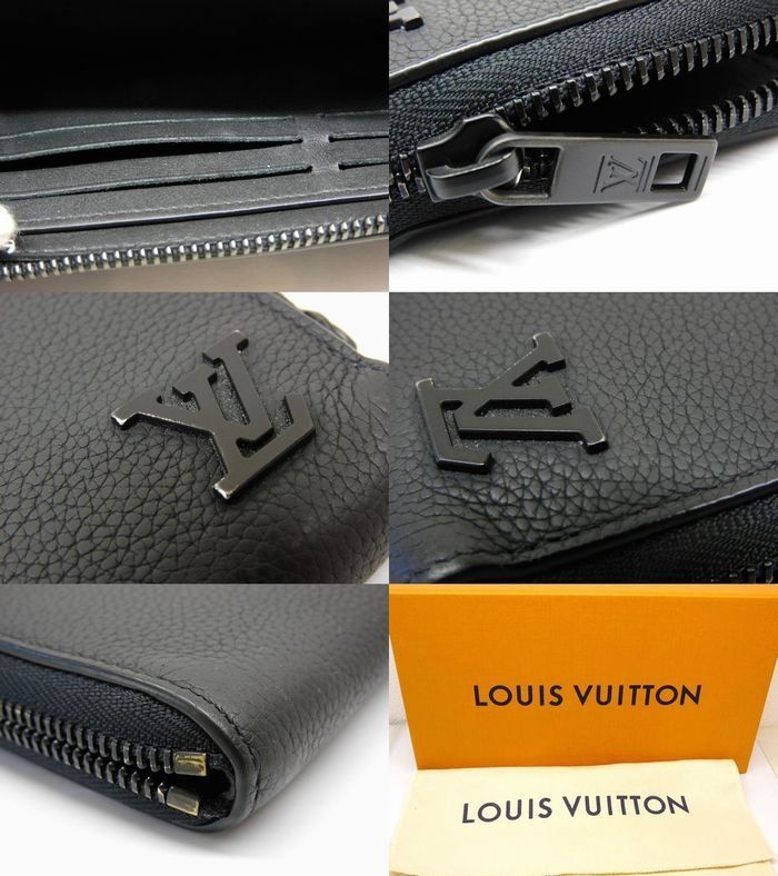 ヴィトン M80334 □ LVアエログラム メンズ 長財布 ジッピー