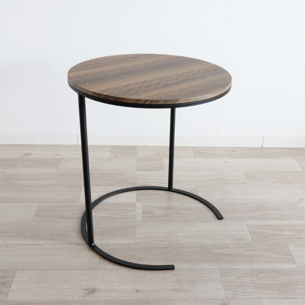 サイドテーブル ナチュラル カントリー調 北欧 ランプテーブル テーブル 木製×アイアン 家具 おしゃれ