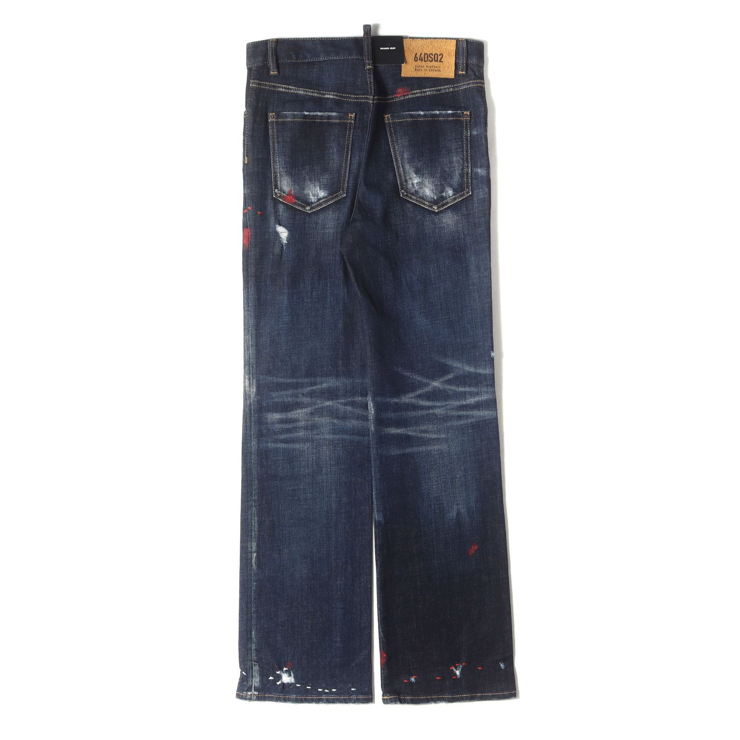 メンズ 【新品】DSQUARED2 ディースクエアード パンツ インディゴ 