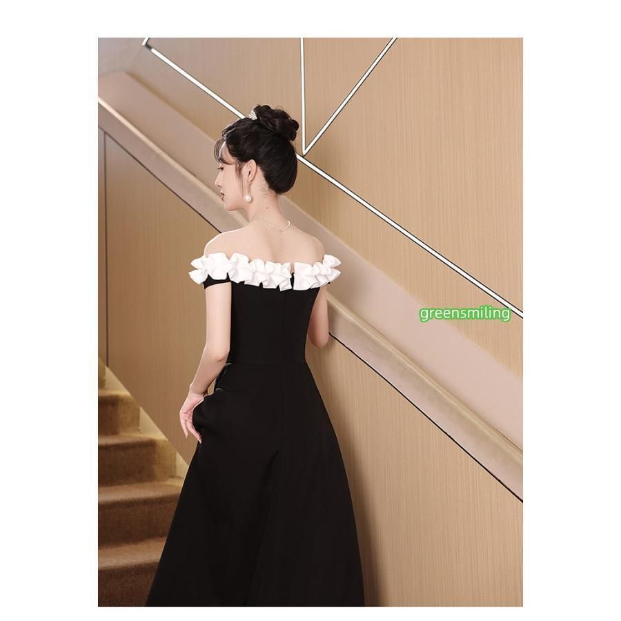 ドレス レディース ロング丈 ミモレ丈 ピアノ 発表会 パーティードレス 結婚式 ワンピース イブニングドレス フォーマル 大人 ドレス MAAHADDERANG_COM