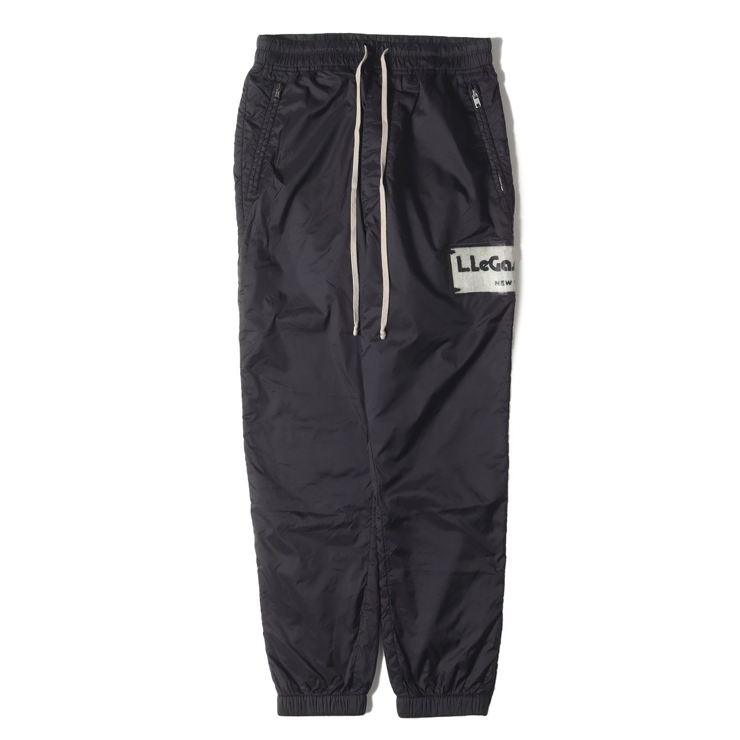 RICK OWENS リックオウエンス パンツ ブラック 黒 サイズ:46 | 裾ジップ ナイロン ジョガー トラック パンツ | BLACK TRACK PANTS RR19F4388 NZEH8 | イタリア製 | ボトムス ズボン【メンズ】【中古】【K4623】 RICK OWENS リックオウエンス パンツ ブラック 黒 サイズ:46 | 裾