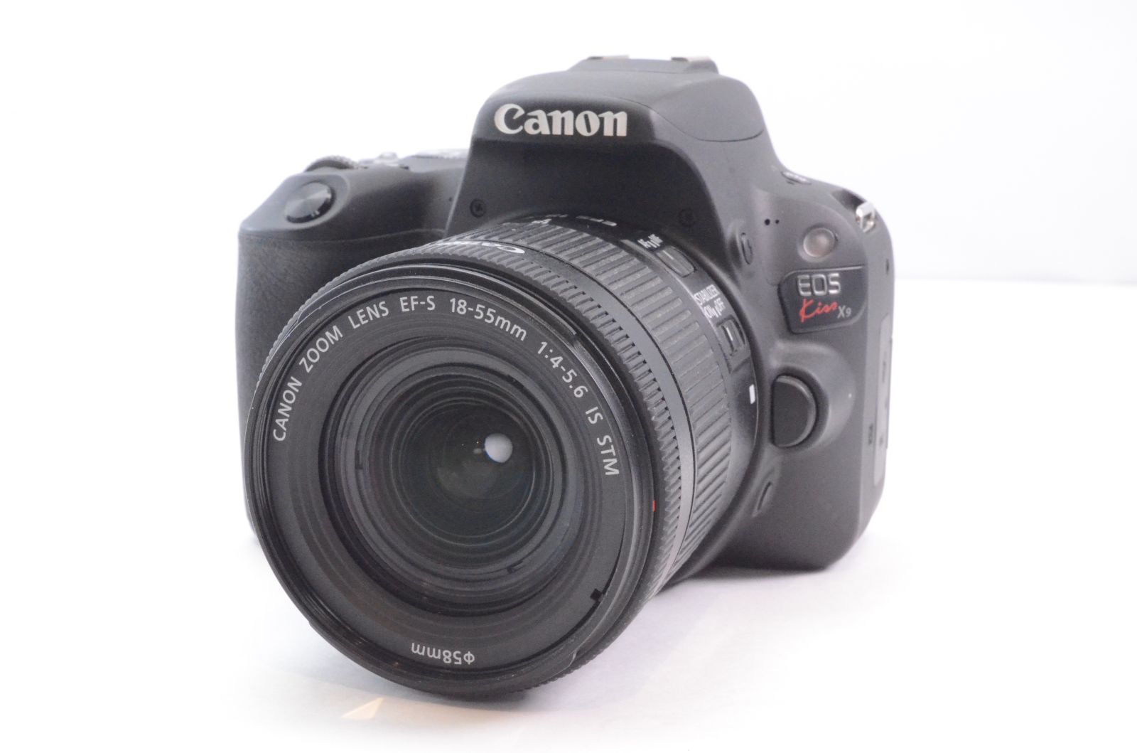 Canon EOS Kiss X 9 レンズキット ブラック EF S 18 55 F 4 STM付属 デジタル一眼レフカメラ