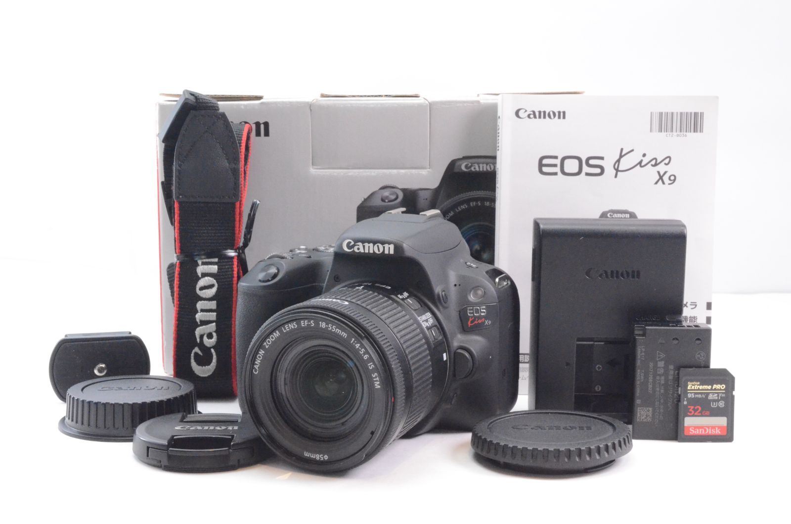 Canon EOS Kiss X9 レンズキット ブラック EF-S18-55 F4 STM付属 デジタル一眼レフカメラ