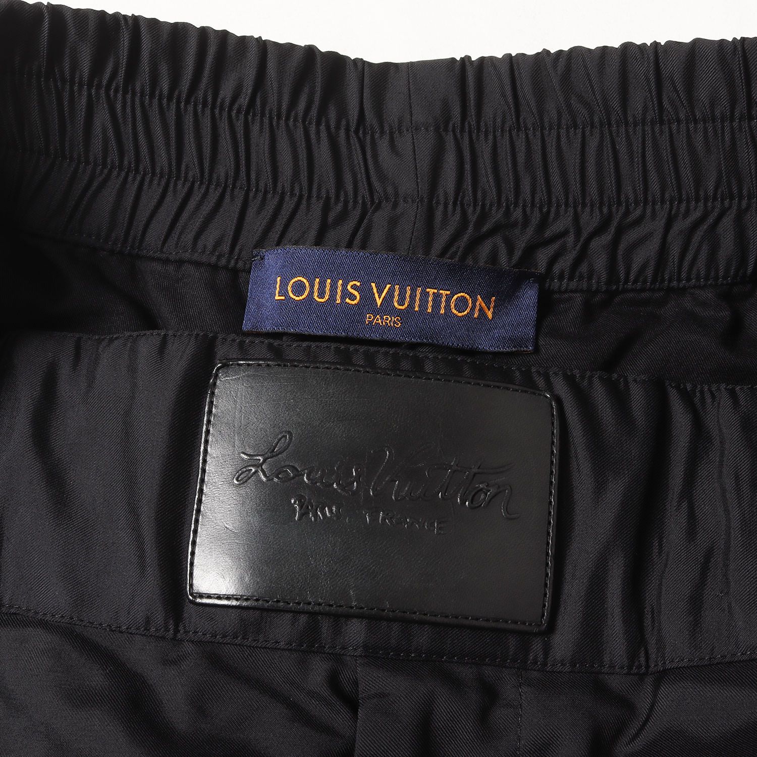 LOUIS VUITTON ルイヴィトン パンツ ブラック 黒 サイズ 36 近年モデル ウール ナイロン ジョギング トラウザーズ パンツ Jogging Trousers HKP03WZJN イタリア製 ボトムス メンズ DECORATOM_COM_BR