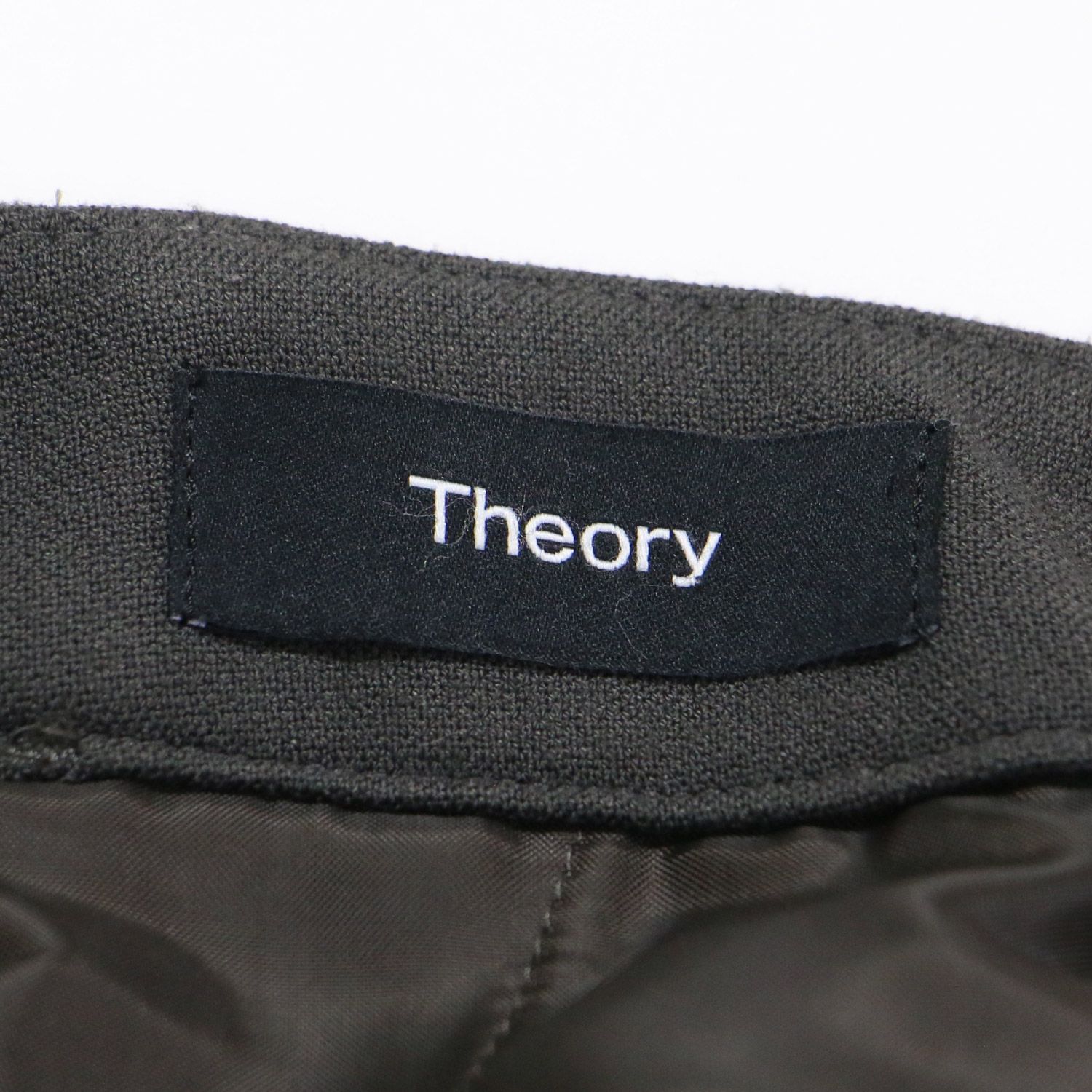 Theory セオリー パンツ チャコールグレー サイズ XXX0 1号 22秋冬 2WAYストレッチ スリム テーパード パンツ Bistretch Double 3 Padra Gz アンクル丈 センタープレス レディース DECORATOM_COM_BR