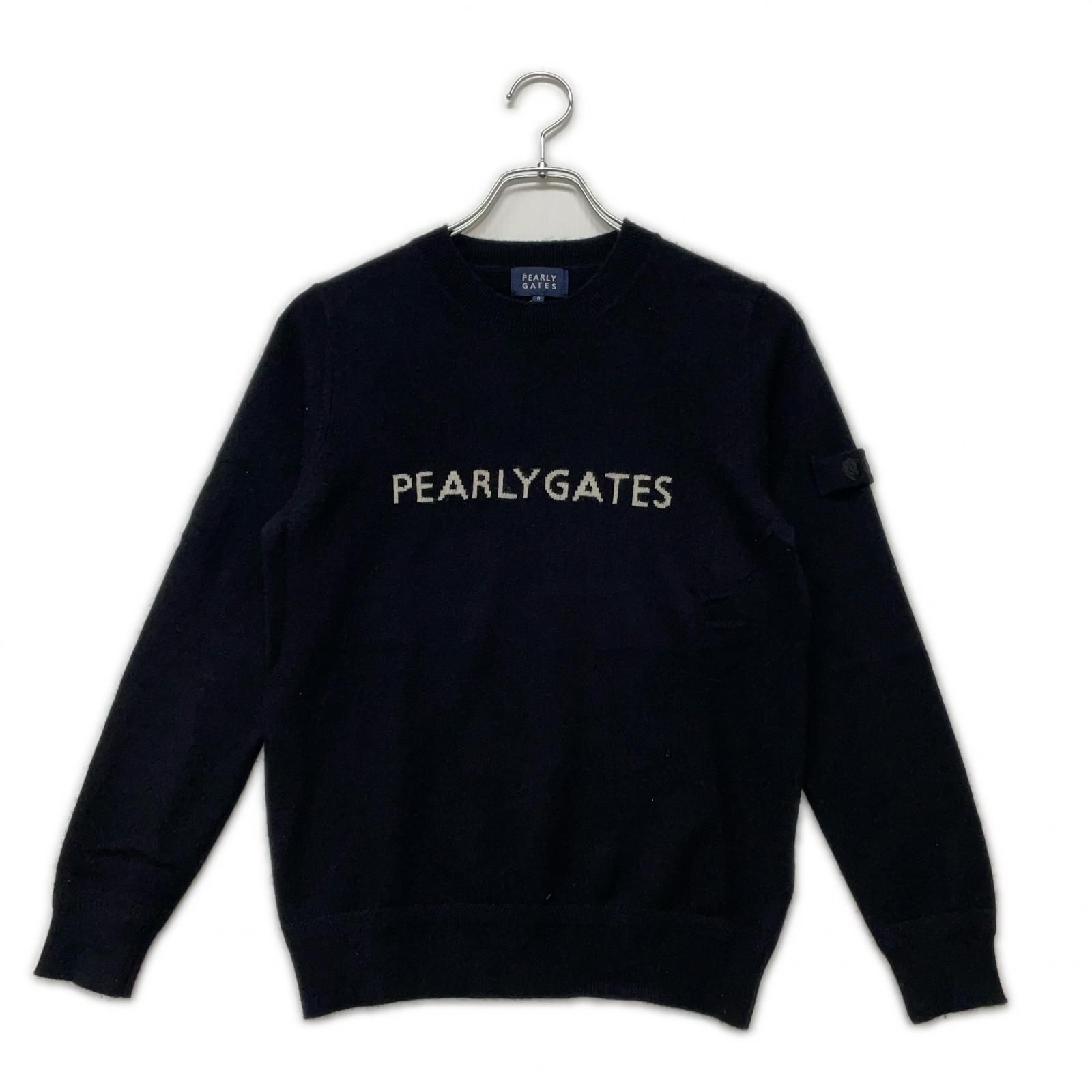 レディース パーリーゲイツ PEARLY GATES セーター 0 S ブラック 黒 カシミヤ