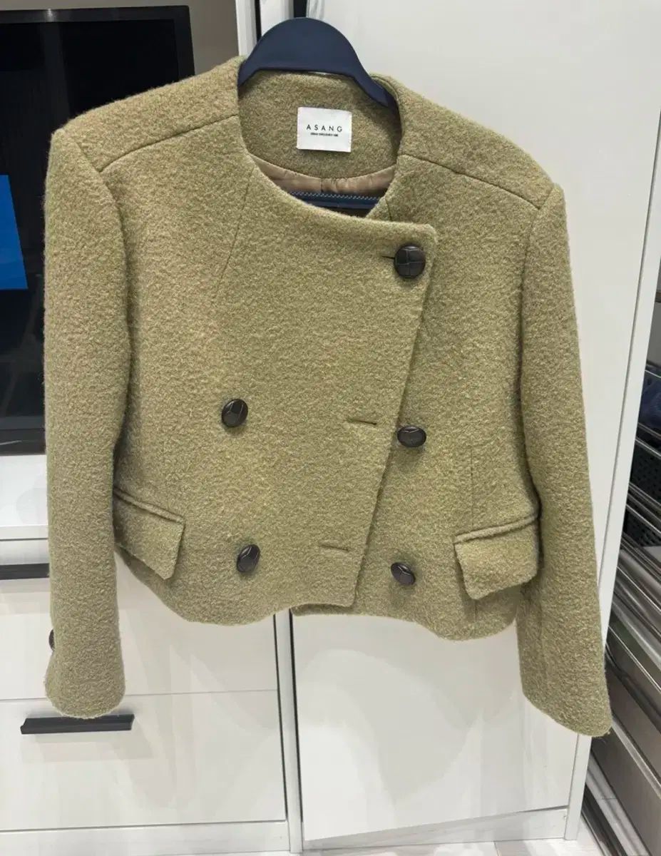 アサンブラージュ アルパカ ブークレ ダブル ジャケット