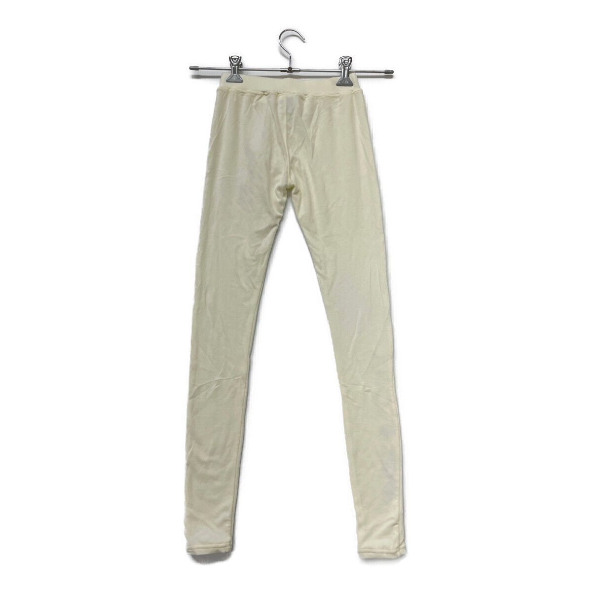 レディース マークアンドロナ MARK-LONA レギンス S 白 ホワイト 起毛素材 ウォーム