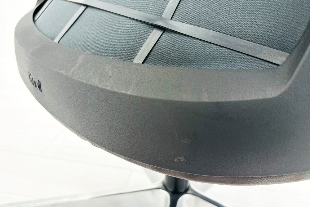 ノール Knoll ノル リミックスチェア 2020年製 ハイバック アルミループ肘 アルミミラー脚 ブラウン レザー A000003914 MARWIL-DEMENAGEMENTS_CH