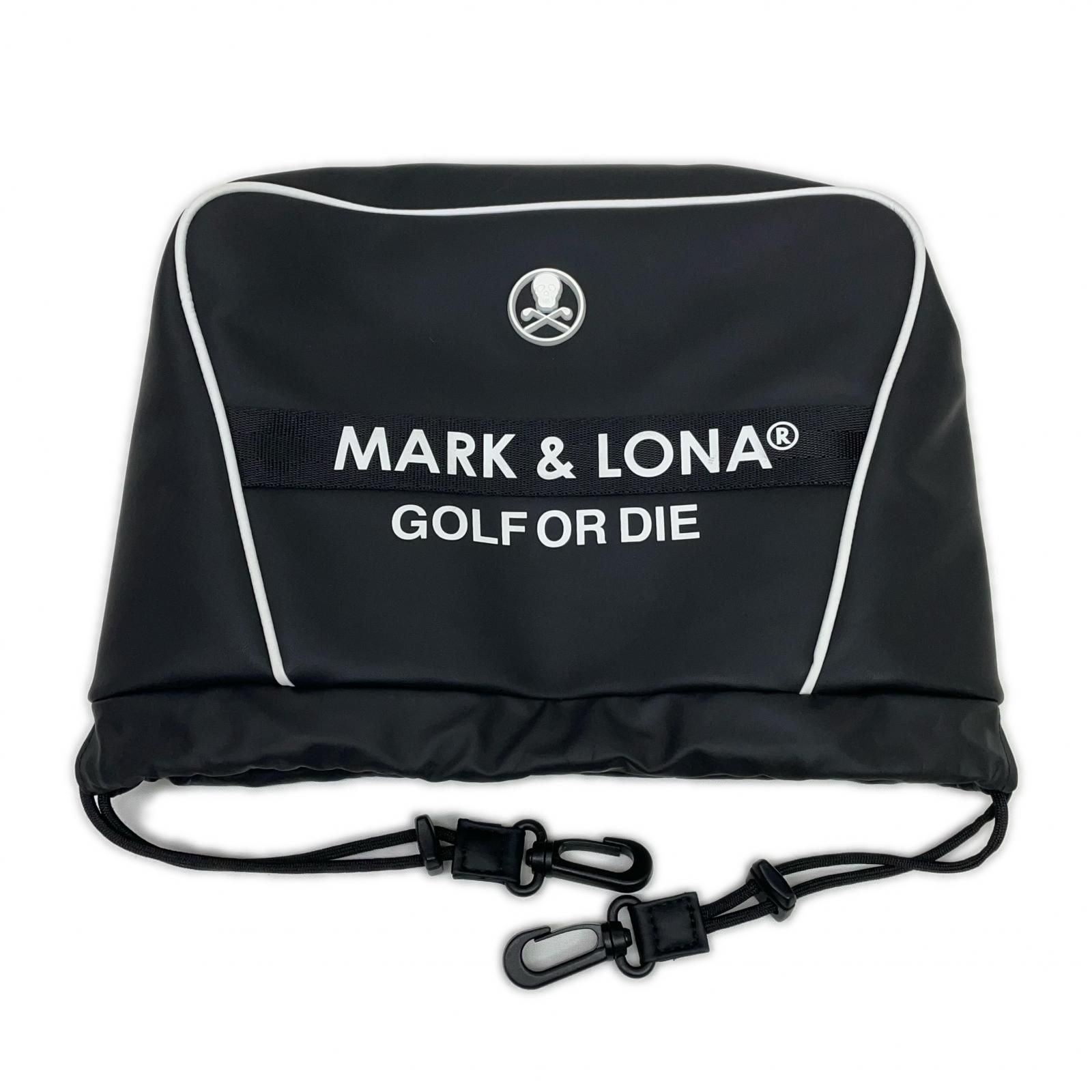 マークアンドロナ MARK-LONA アイアンカバー 黒 ブラック シンセティックレザー