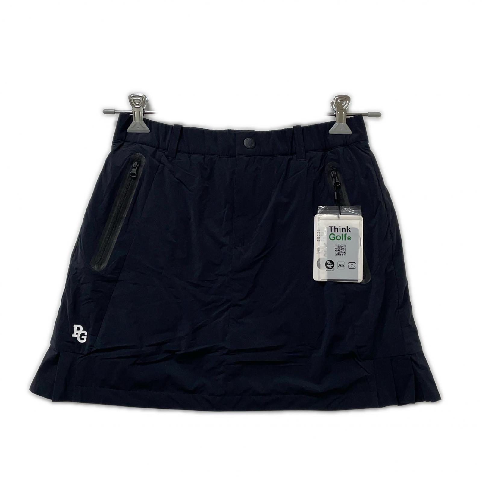 レディース パーリーゲイツ PEARLY GATES スカート 0 S ブラック 黒 Dカン付き 軽量 保温性