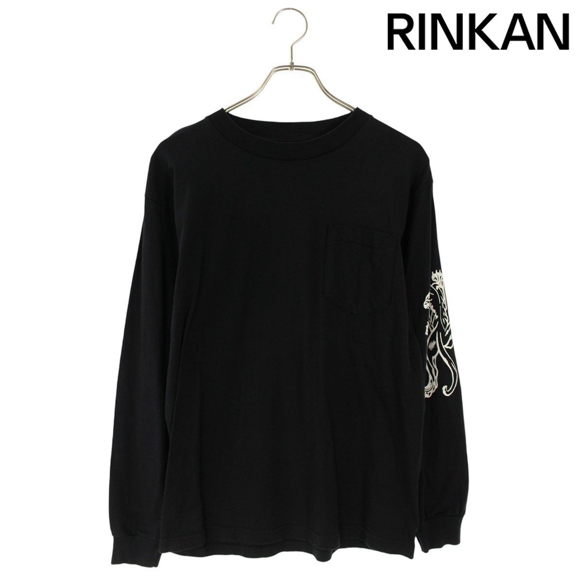 クロムハーツ CH L S 2 氷室京介ロゴプリント長袖カットソー メンズ M