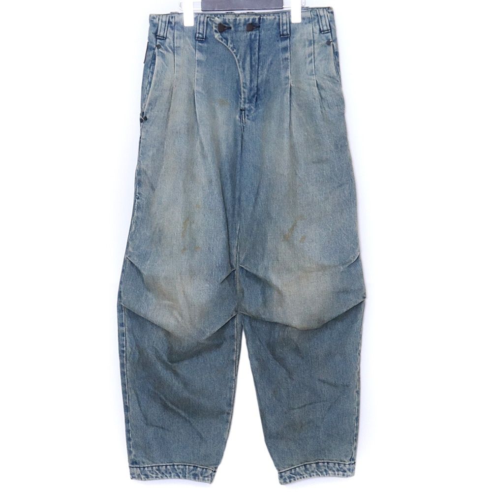 DEVOA Denim Baggy Pants サイズ1 インディゴ PTE-SECK - メルカリ