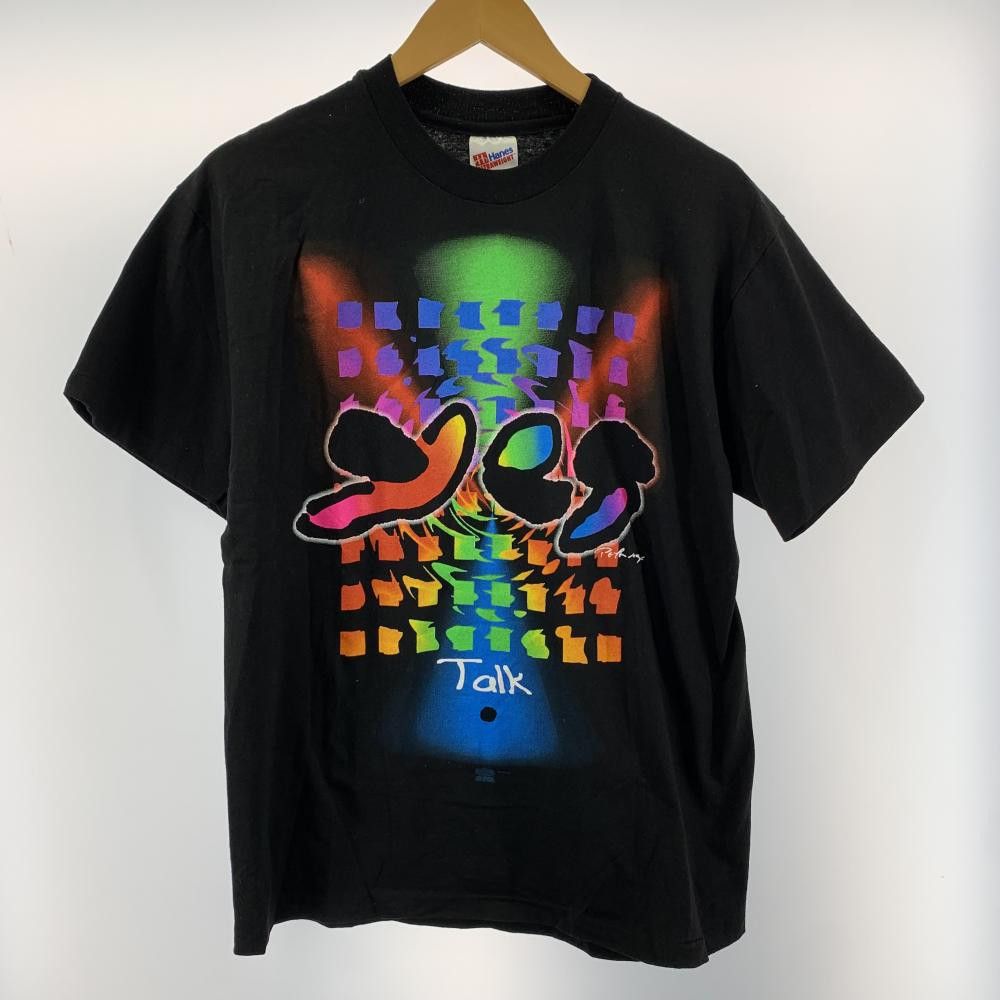90s PETER MAX×YES WORLD TOUR 1994 TEE サイズL ピーター マックス イエス ツアーTシャツ Hanesタグ ブラック 19