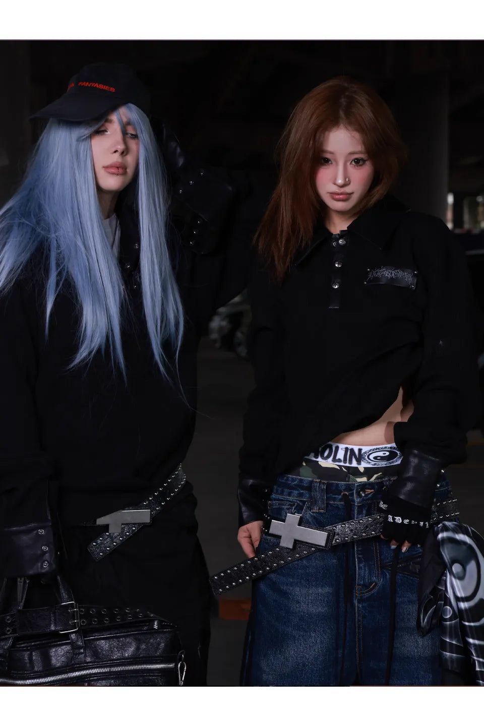  NO E MOSEN｜╋ CRACKED LEATHER RIVET BELT ベルト 小物