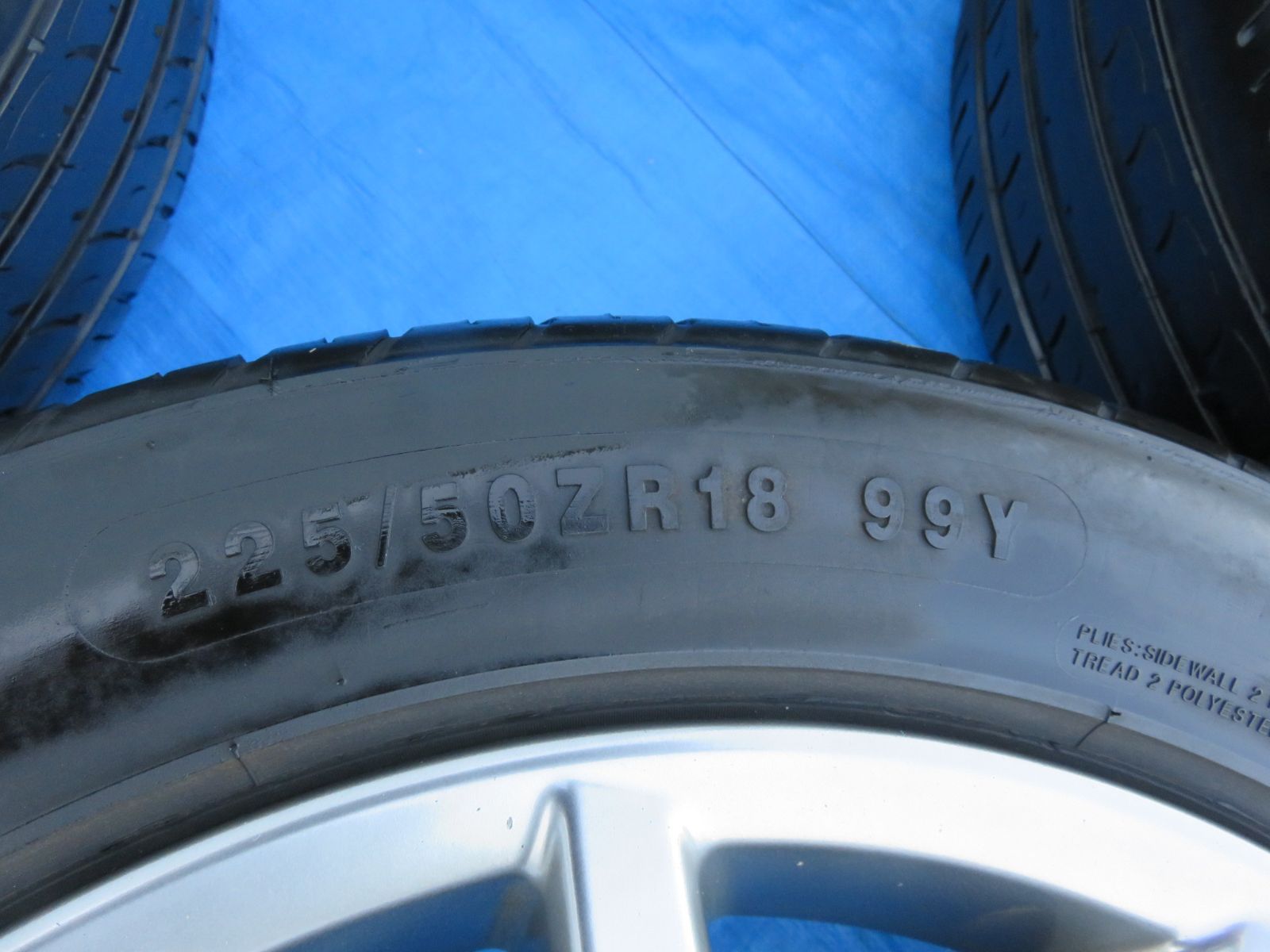  SFC 3160 エスティマ 50系 ACR 50 W 55 GSR 18インチ 18 7 J 51 5穴 PCD 114 3 ホイールタイヤ 225 ZR 製 ４本セット 18インチ タイヤ ホイールセット