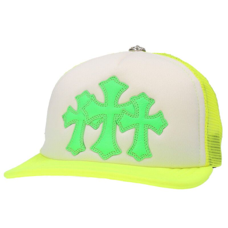 クロムハーツ TRUCKER CAP/レザーパッチトラッカー セメタリークロス