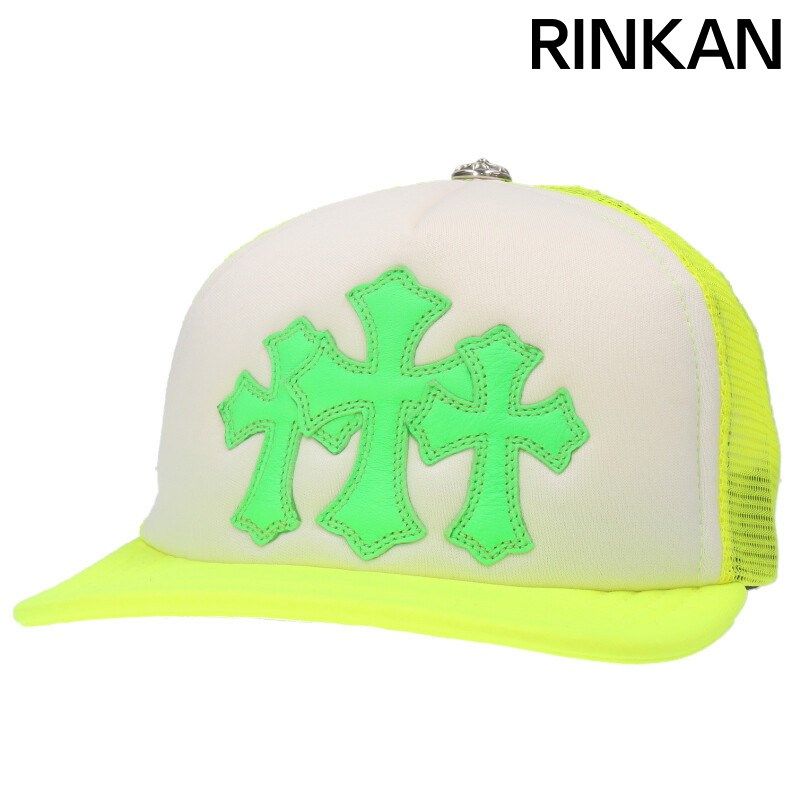 クロムハーツ TRUCKER CAP/レザーパッチトラッカー セメタリークロス クロムハーツ TRUCKER CAP/レザーパッチトラッカー セメタリークロス