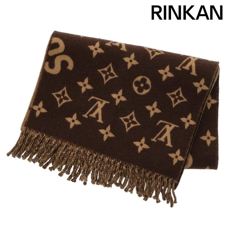 シュプリーム ルイヴィトン 17AW LV Monogram Scarf モノグラムスカーフマフラー メンズ