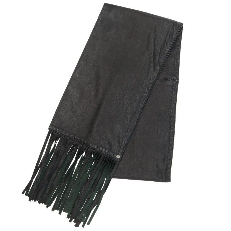 クロムハーツ フリンジレザーマフラー メンズ