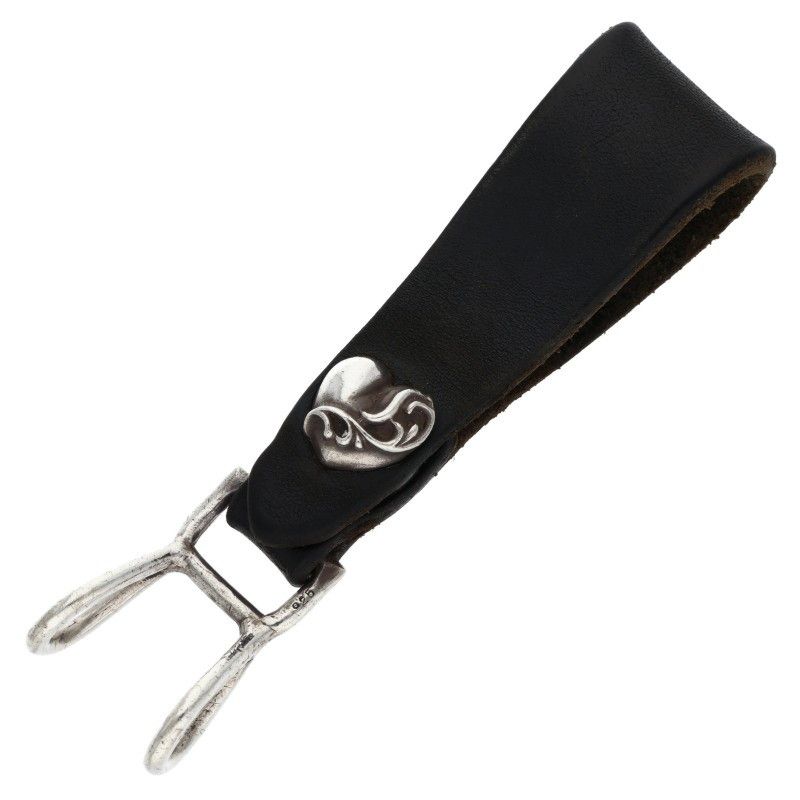 クロムハーツ BELT LOOP クロスボールボタンレザーベルトループ メンズ