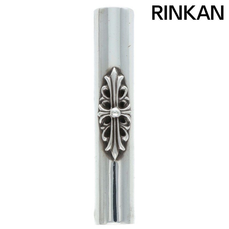 クロムハーツ フローラルクロスシルバーライターケース メンズ