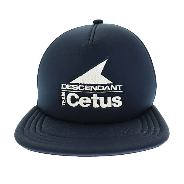 ディセンダント TEAM CETUS TRUCKER CAP NAVY チーム シータス トラッカー メッシュ キャップ 帽子 LL紺ネイビー ブランド古着ベクトル AA 251103
